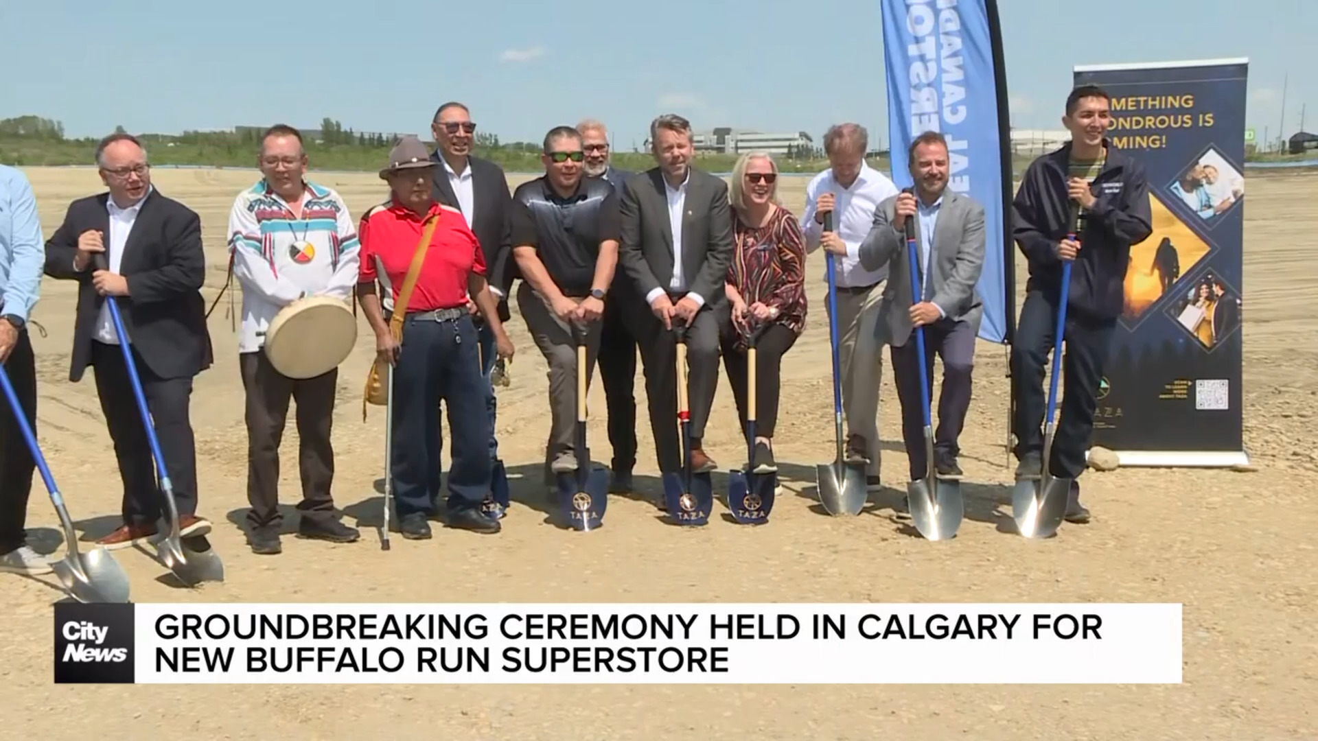 Groundbreaking Ceremony held in Calgary for new Buffalo Run Superstore
