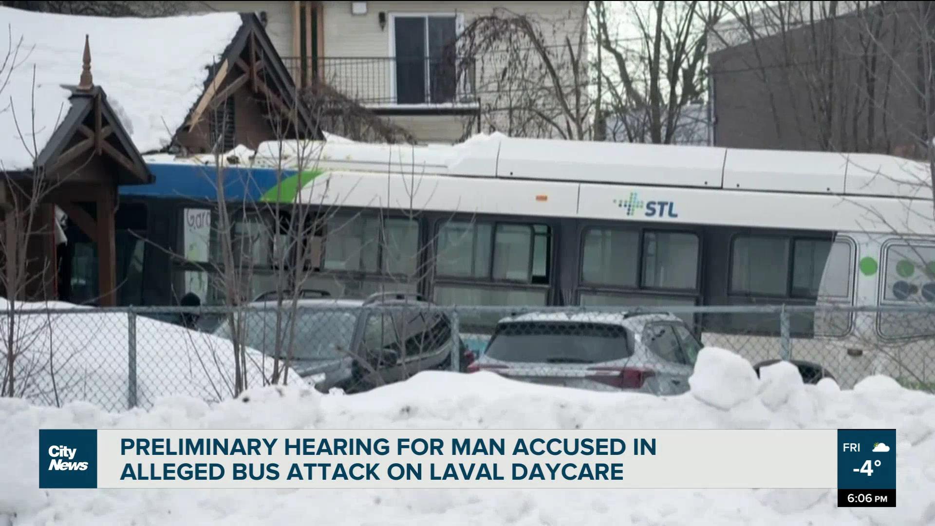 Preliminary hearing next week for man in alleged Laval bus attack