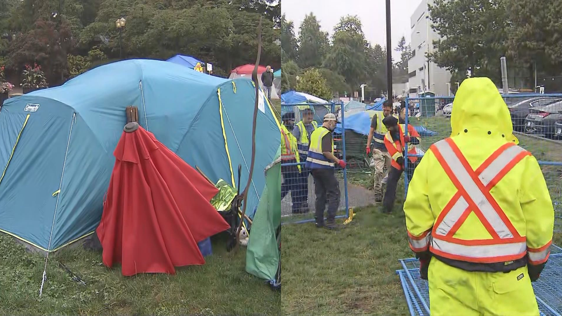 Abbotsford City Hall encampment stands despite trespass notice