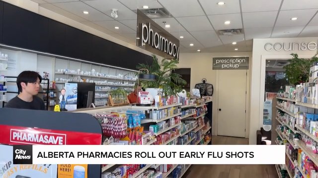 Early flu season in Alberta prompting early vaccinations
