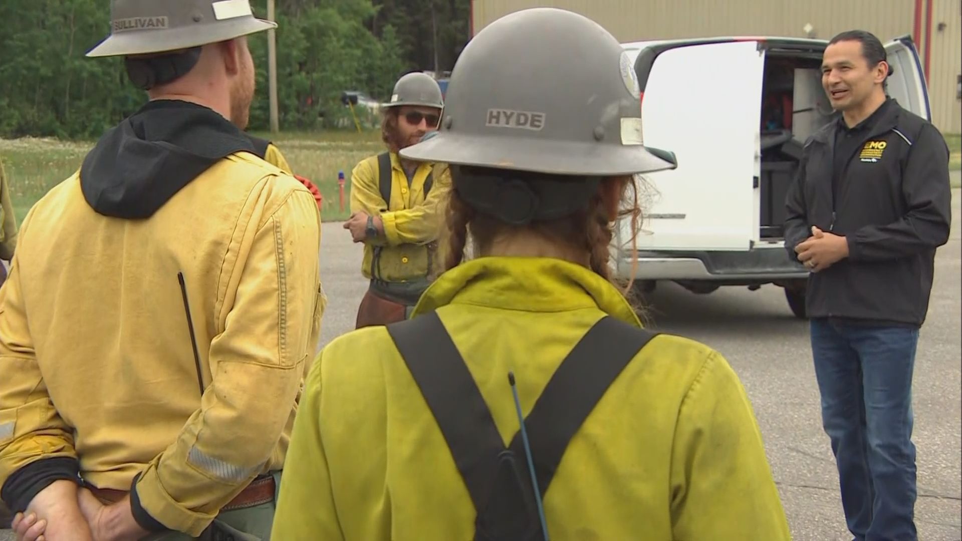 Manitoba Premier Wab Kinew speaks on recent tour of wildfire zones
