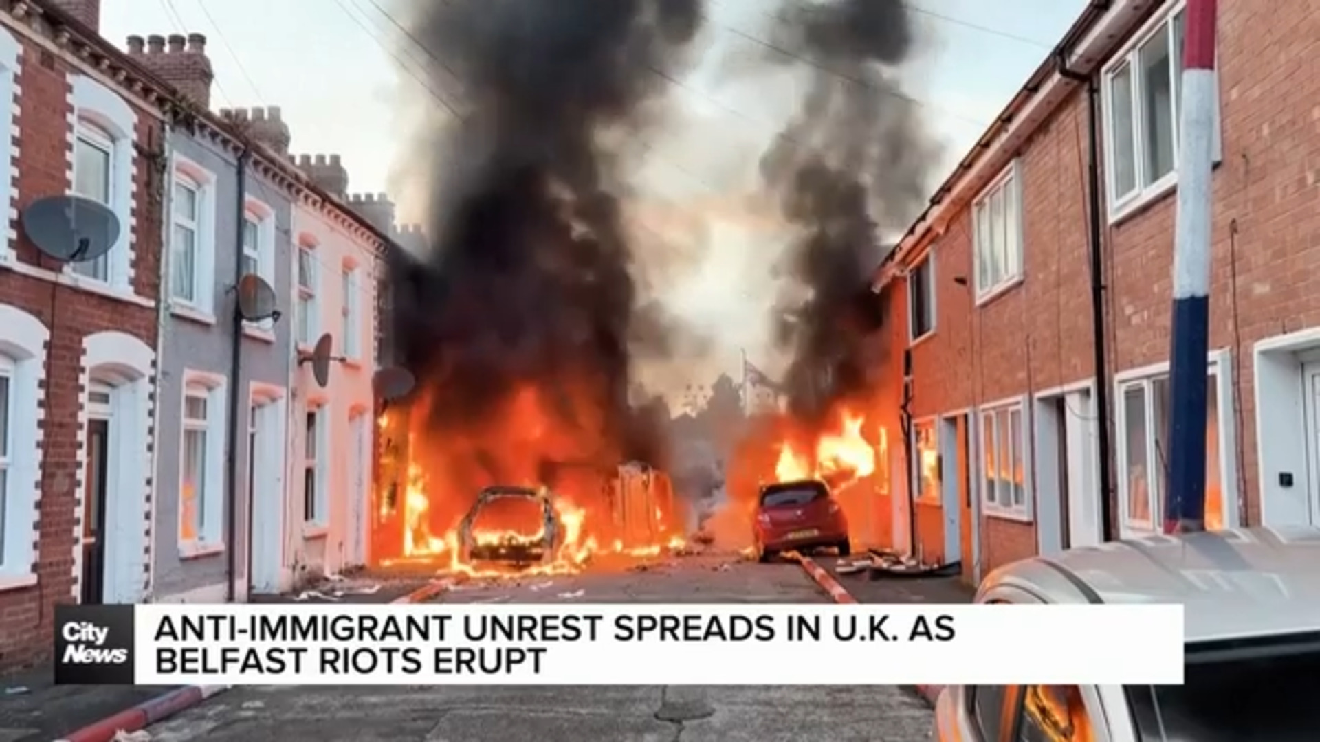 Belfast Erupts in Violence  After Violent Stabbing