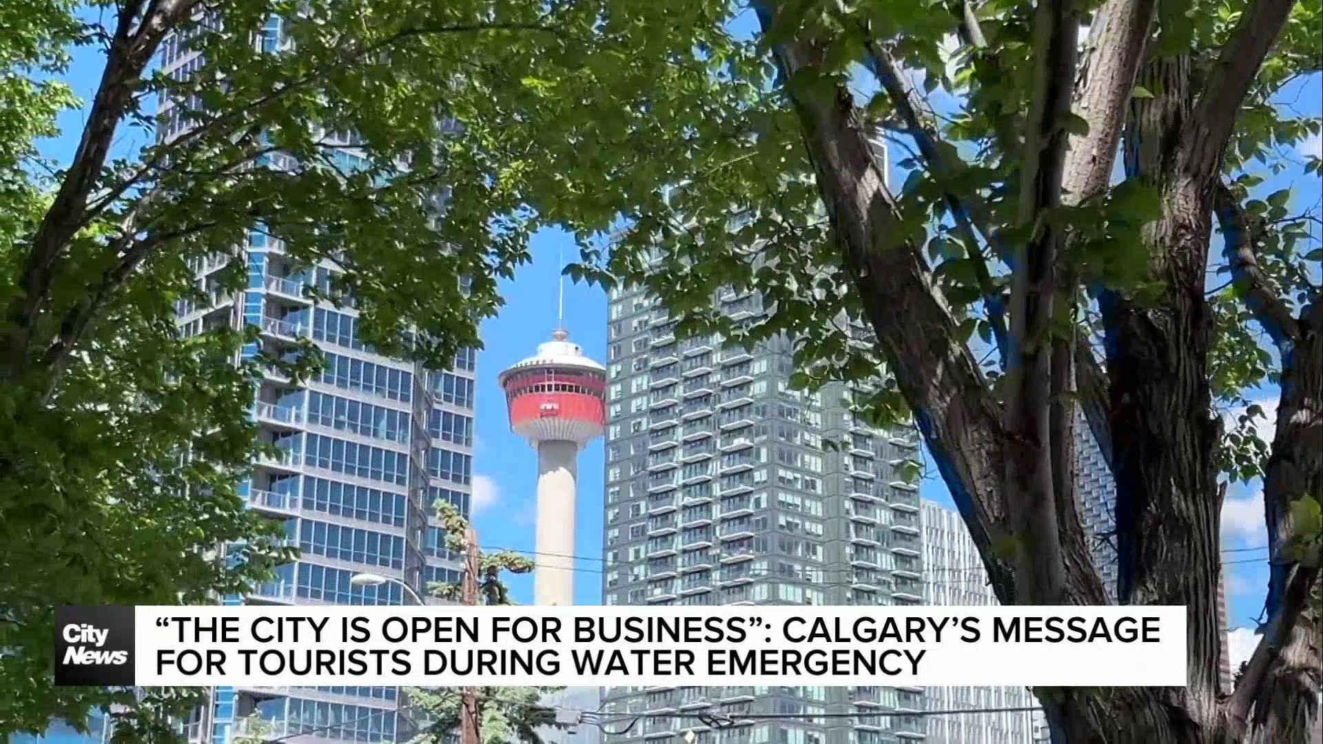 "The city is open for business": Calgary's message for tourists during water emergency