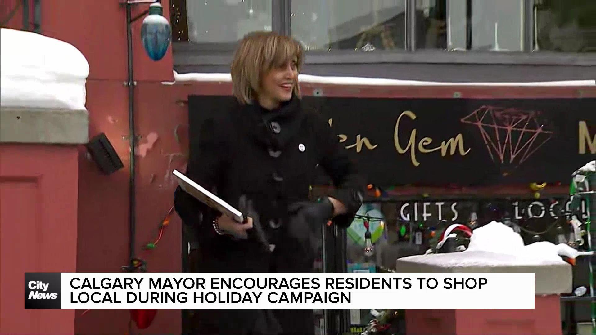 Calgary mayor encourages residents to shop local