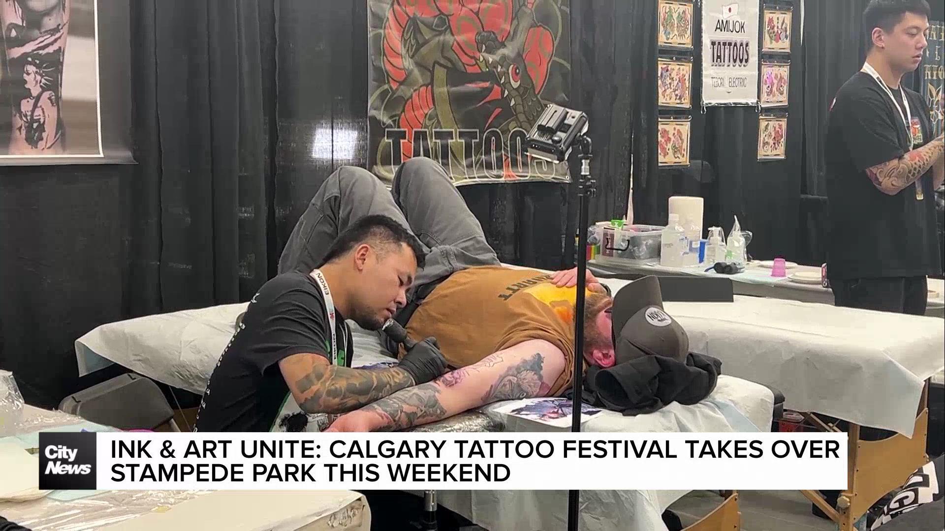 Ink & art unite: Calgary tattoo festival takes over Stampede Park this weekend