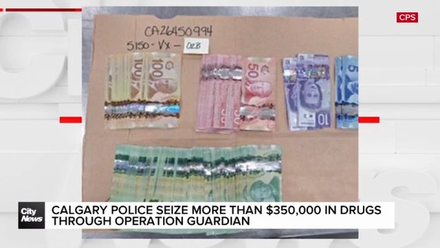 Calgary police seize more than $350,000 in drugs through Operation Guardian
