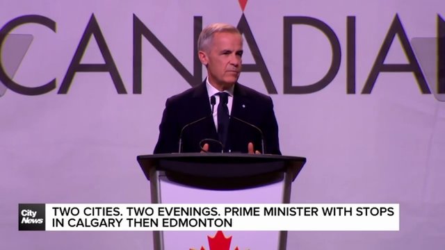 Prime minister stops in Calgary for pro-Canada rally