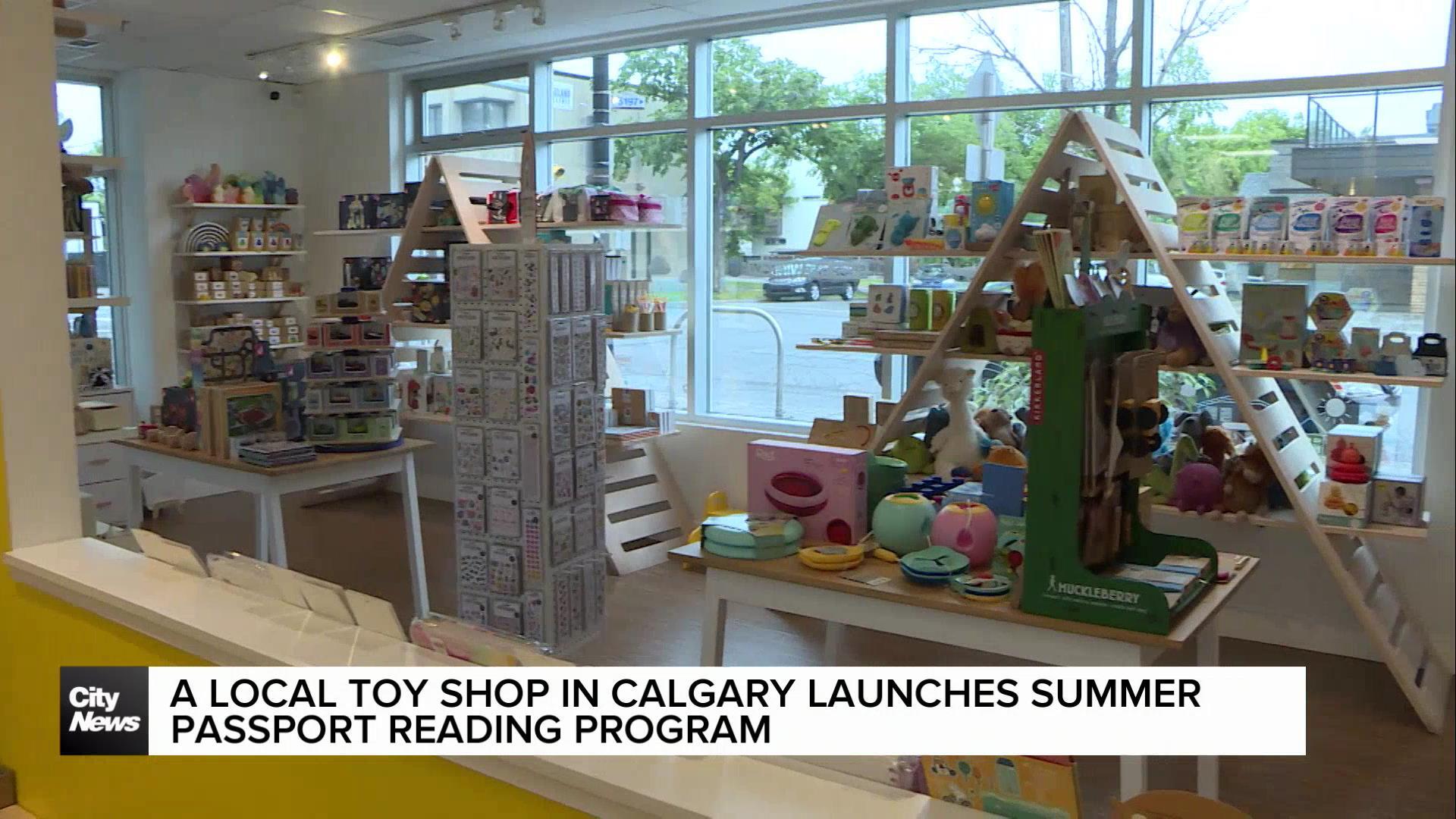 A local toy shop in Calgary launches summer passport reading program