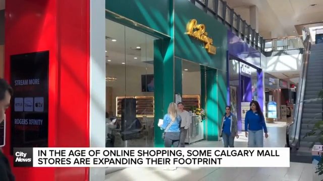 In the age of online shopping, some Calgary mall stores are expanding their footprint