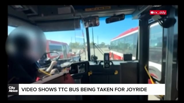 Video shows TTC bus being taken for joyride