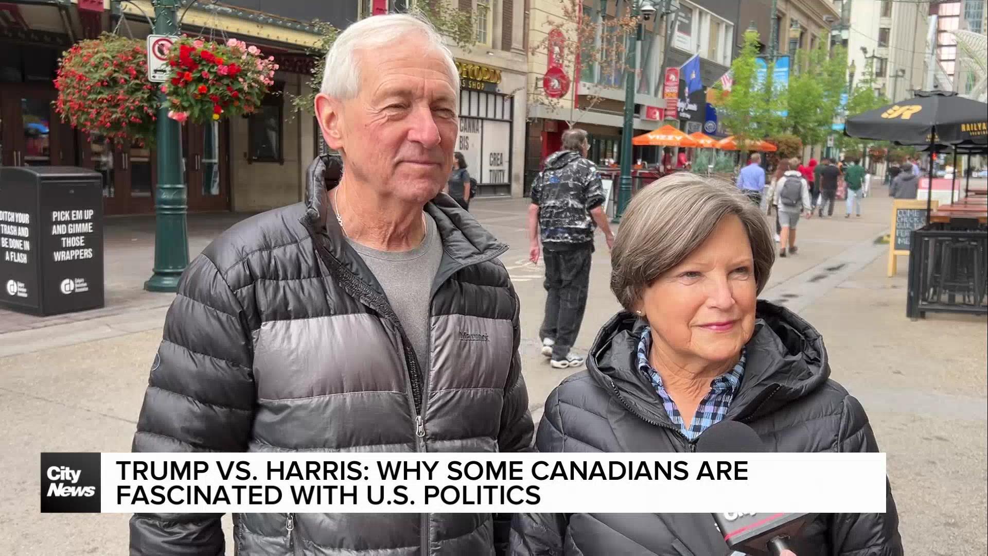 Trump vs. Harris: Why some Canadians are fascinated with U.S. politics