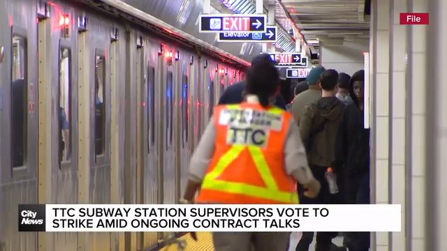 TTC station supervisors vote in favour of a strike