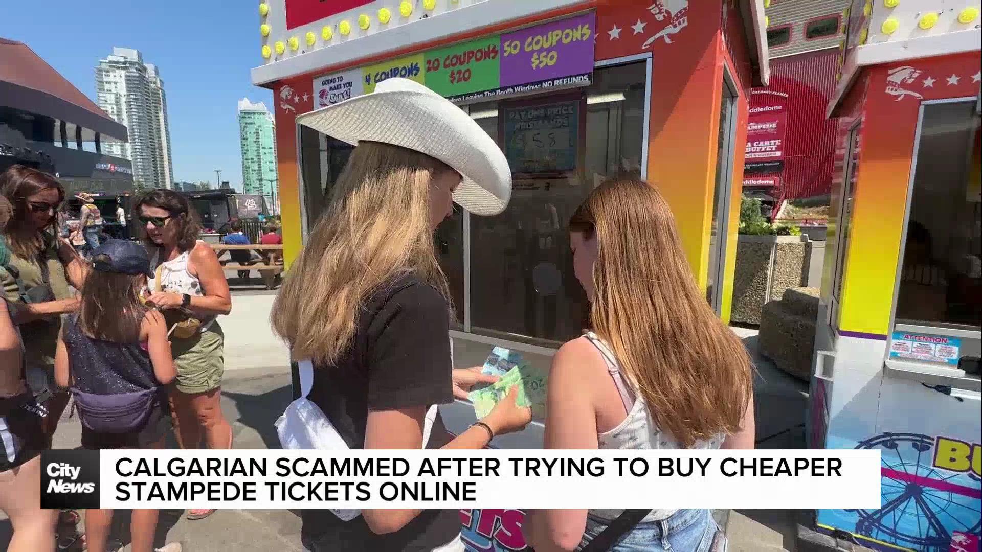 Calgarian scammed after trying to buy cheaper Stampede tickets online