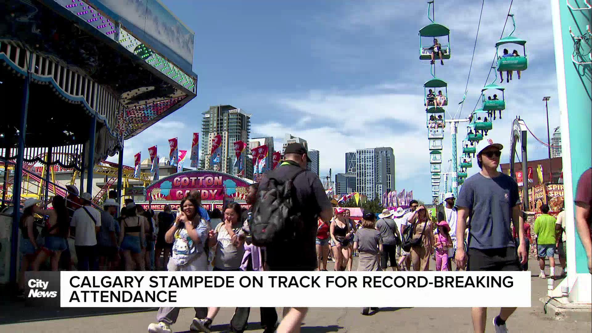 Calgary Stampede on track for record-breaking attendance