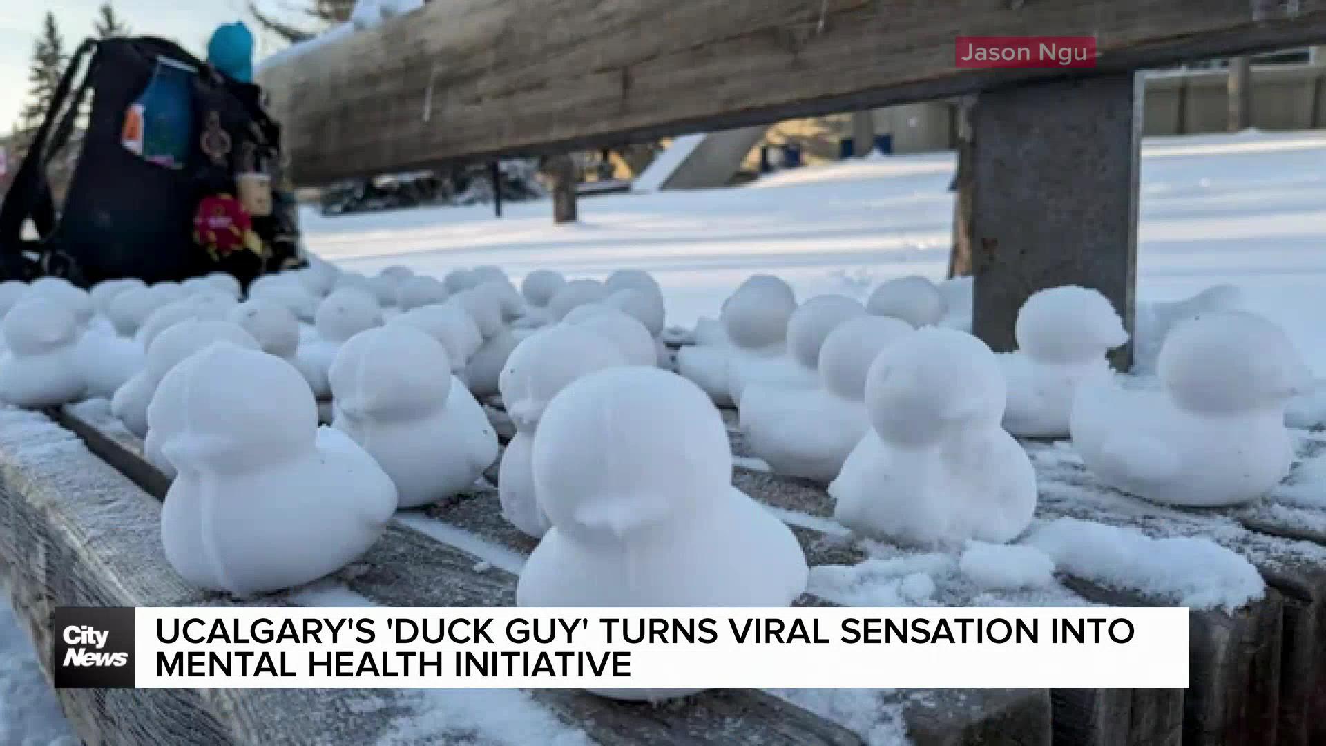 UCalgary's 'Duck Guy' turns viral sensation into mental health initiative