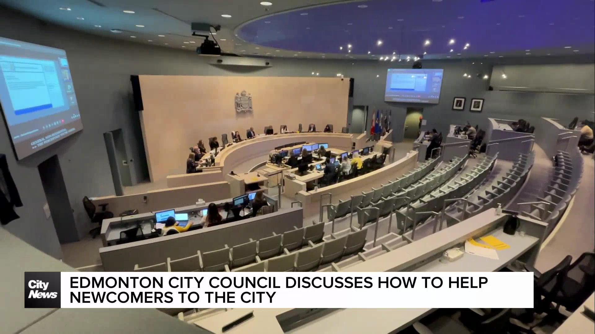 Edmonton city council discusses how to help newcomers