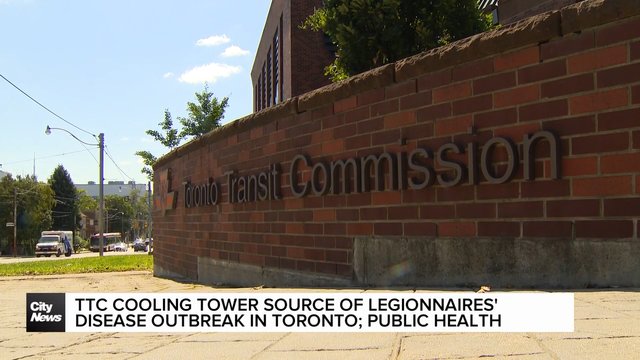 TTC cooling tower source of legionnaires' disease outbreak in Toronto