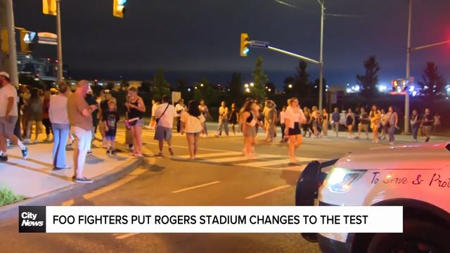Foo Fighters put Rogers Stadium changes to the test