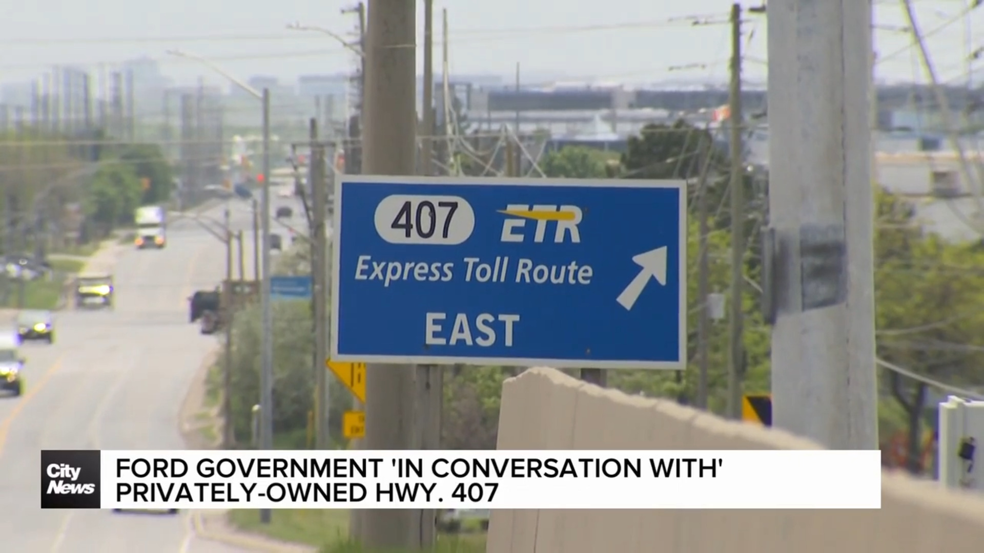 Ford government claims to be in conversation with privately-owned 407