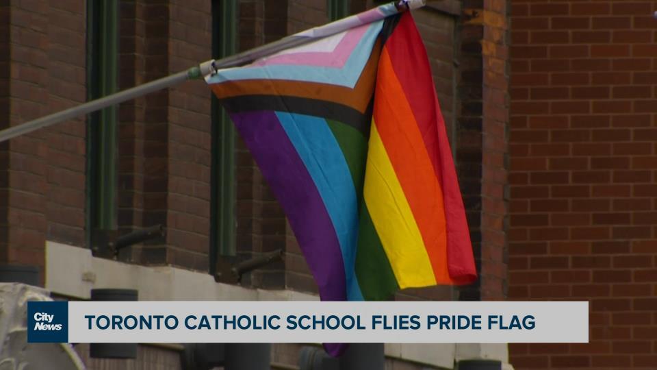 Toronto Catholic school raises Pride flag