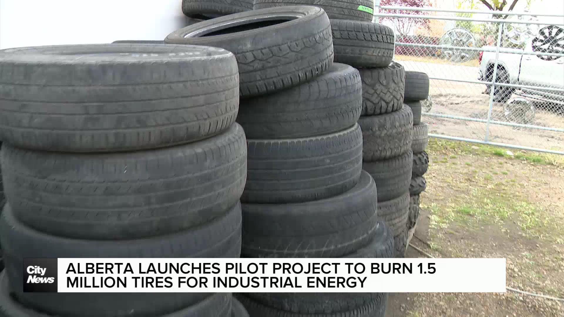 1.5M tires to be burned for fuel in Alberta