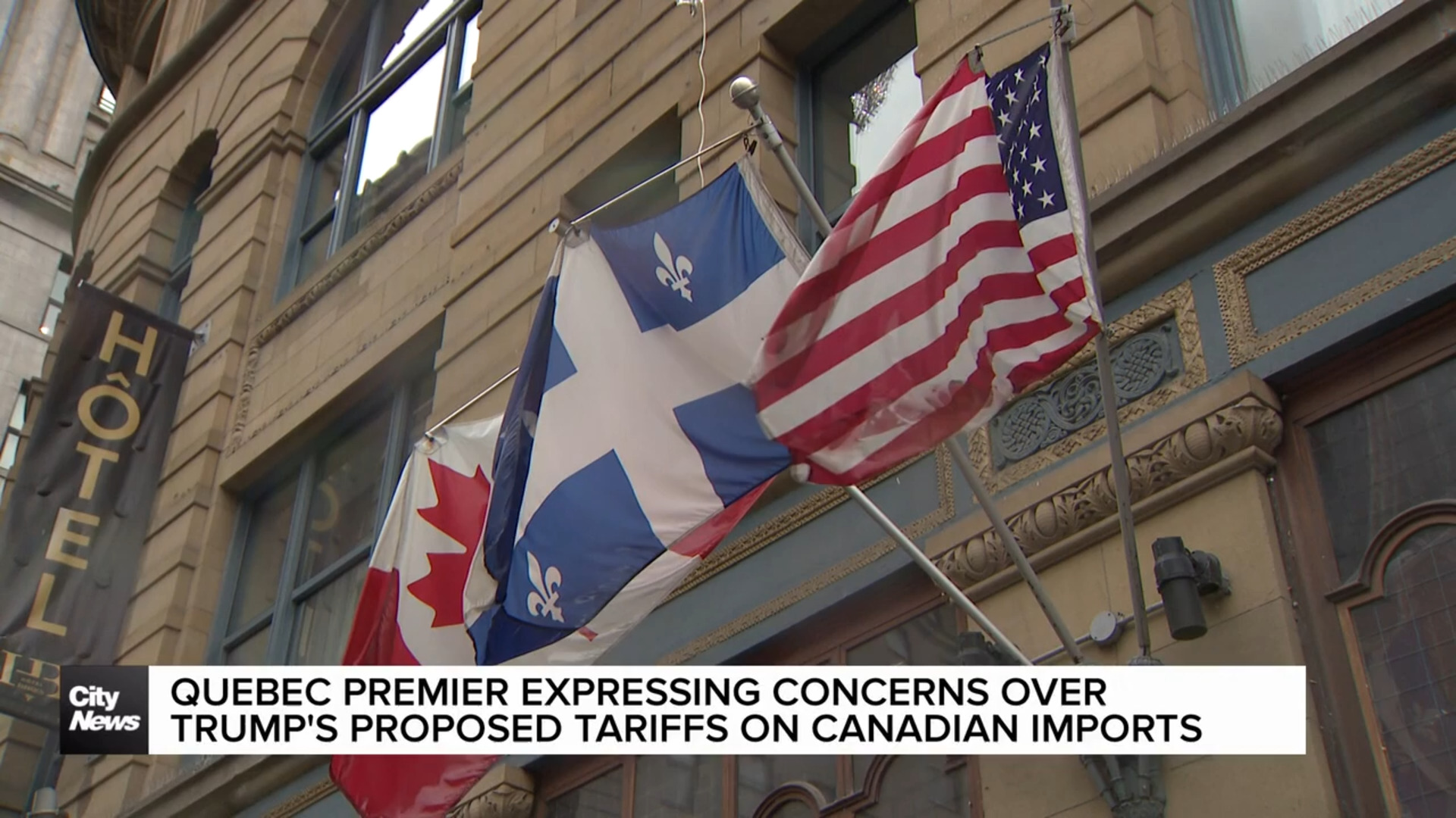 Quebec premier concerned over Trump’s proposed tariffs on imports