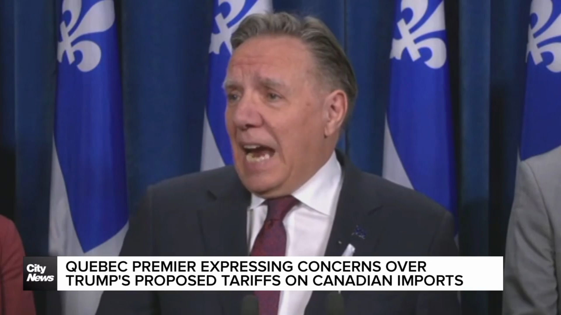 Quebec premier concerned over Trump’s proposed tariffs on imports