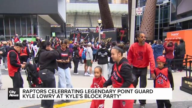 Raptors celebrating legendary point guard at 'Kyle's Block Party'