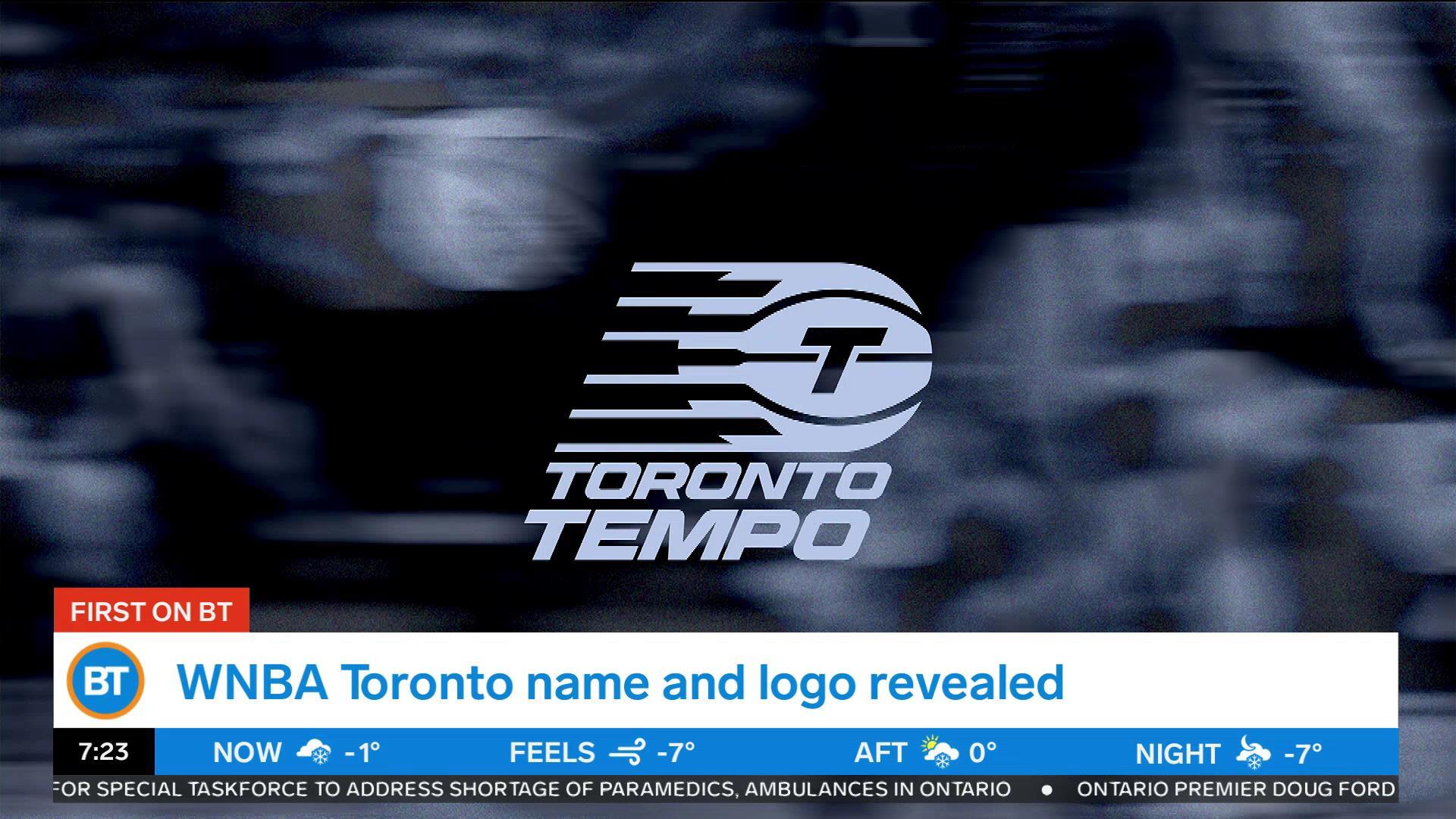 Toronto's WNBA team has a name and logo: Meet the Tempo