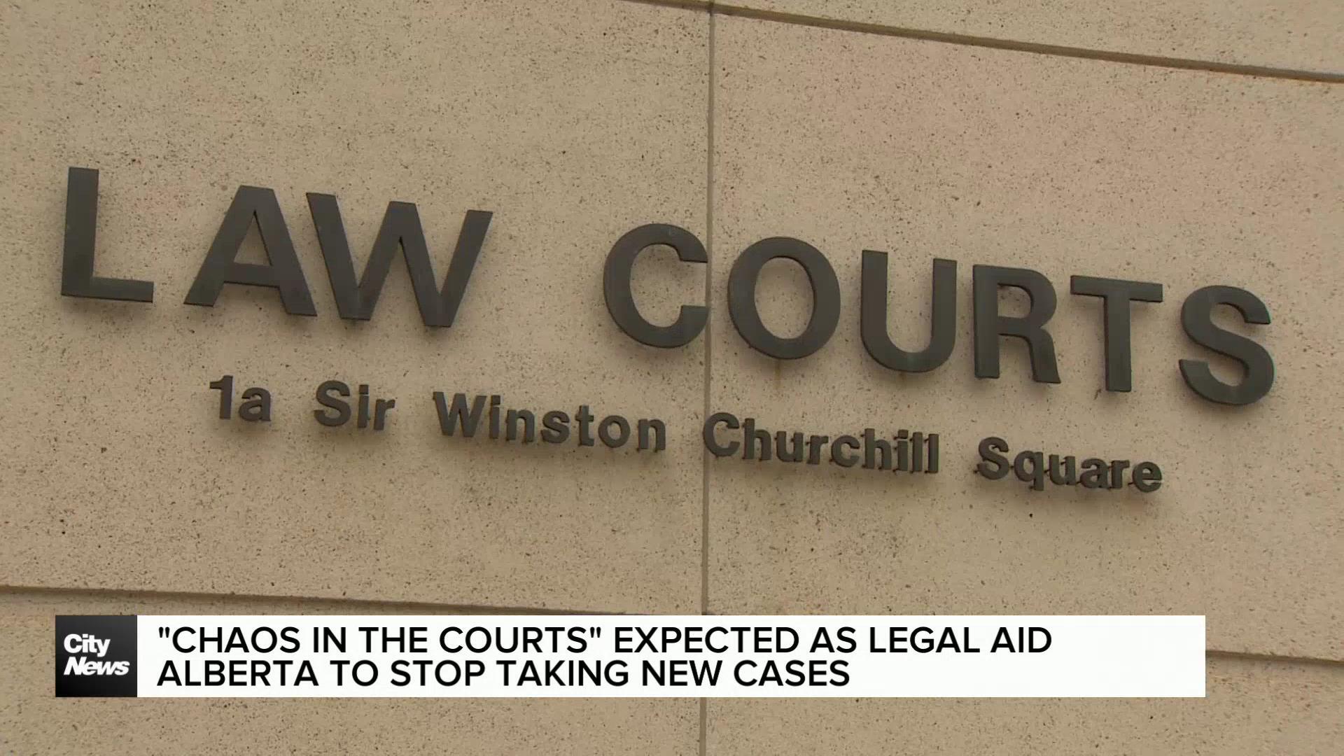 Legal Aid Alberta to stop taking cases