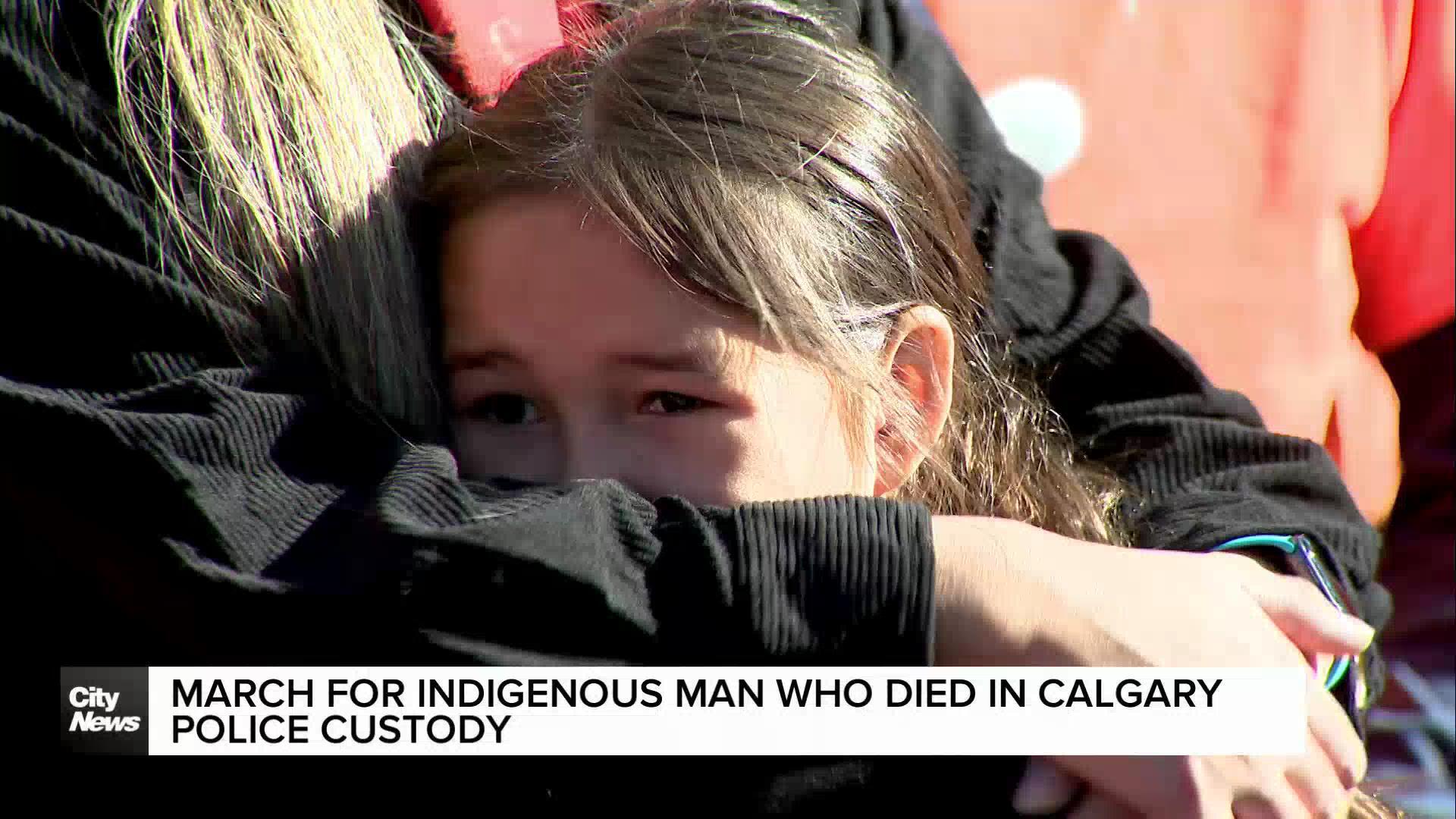 March for Indigenous man who died in Calgary Police custody