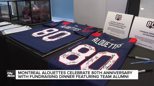 Montreal Alouettes celebrate 80 years of history