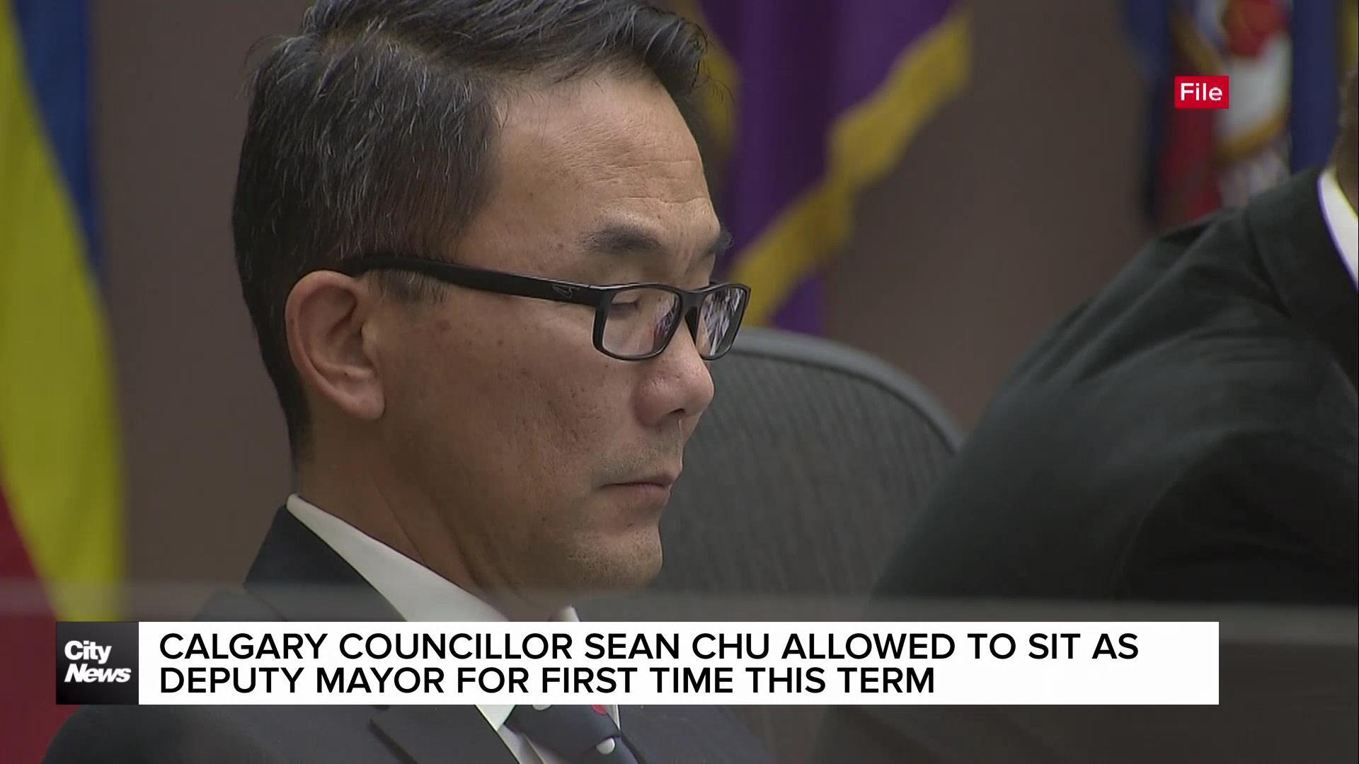 Calgary councillor Sean Chu allowed to sit as deputy mayor for first time this term