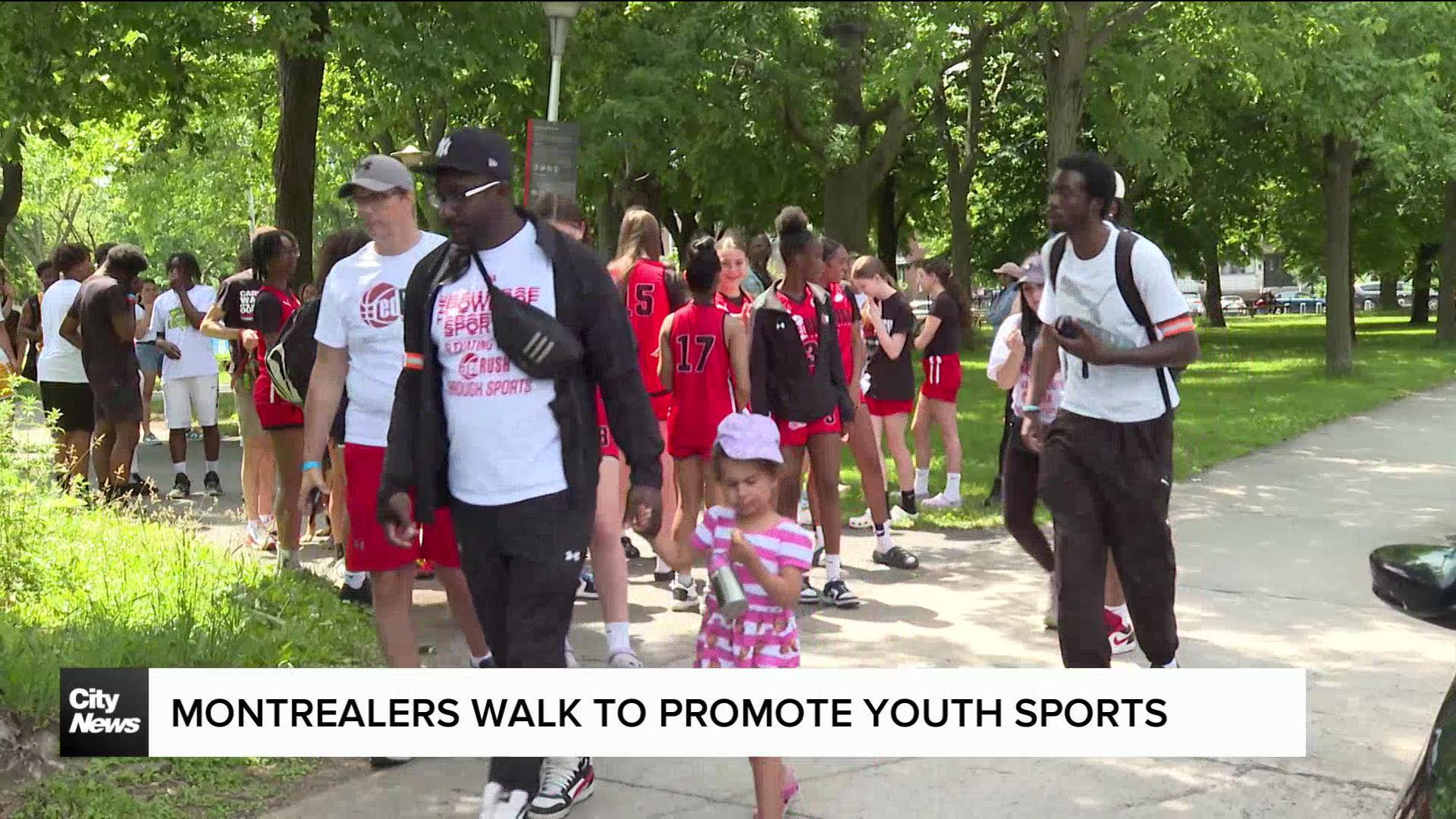 Fundraiser walk-a-thon encourages young Montrealers to do sports