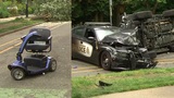 Senior critically hurt, two police officers injured in Vancouver crash