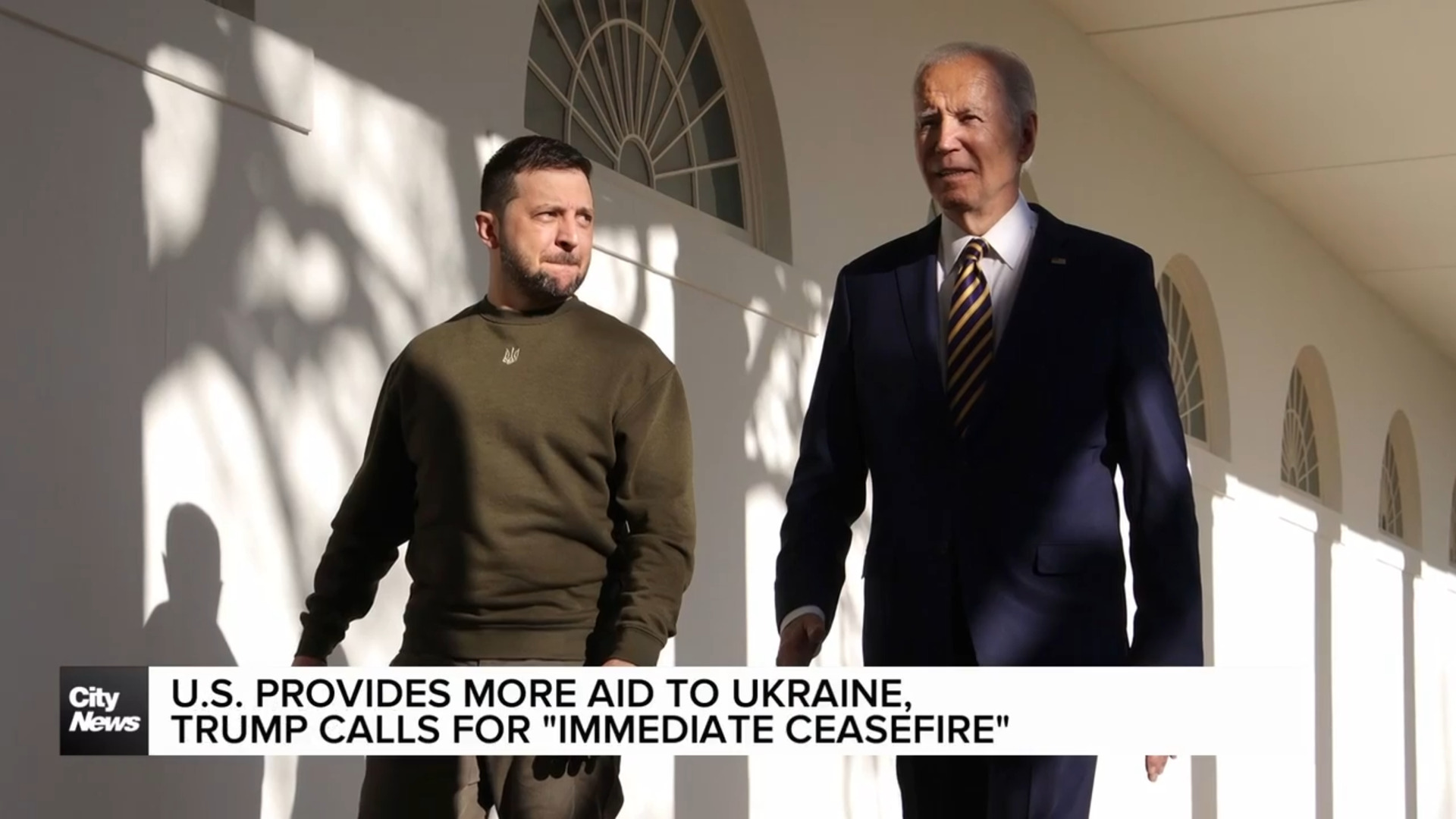 U.S. provides more aid to Ukraine, Trump calls for 'immediate ceasefire'