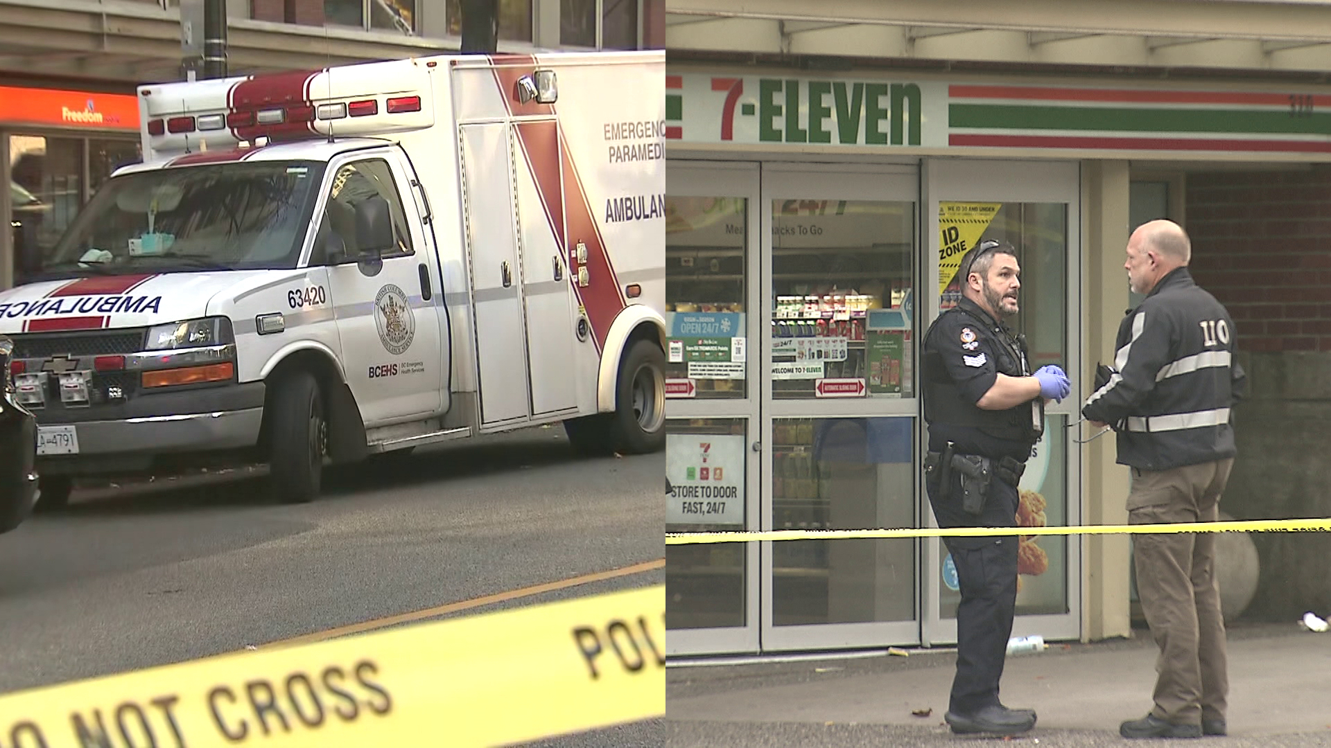 2 injured in downtown Vancouver stabbing; suspect shot and died