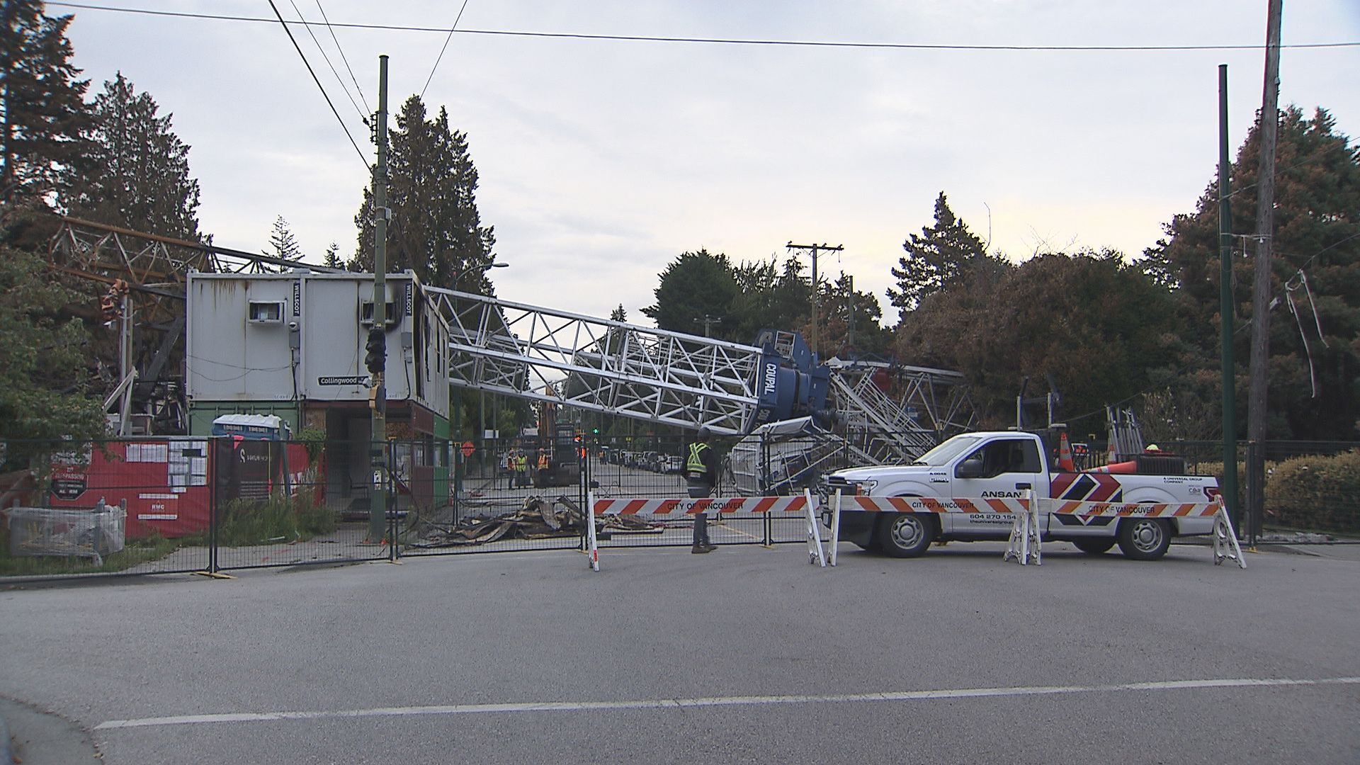 West 41st Avenue reopens after a fire and crane collapse shuttered the major arterial