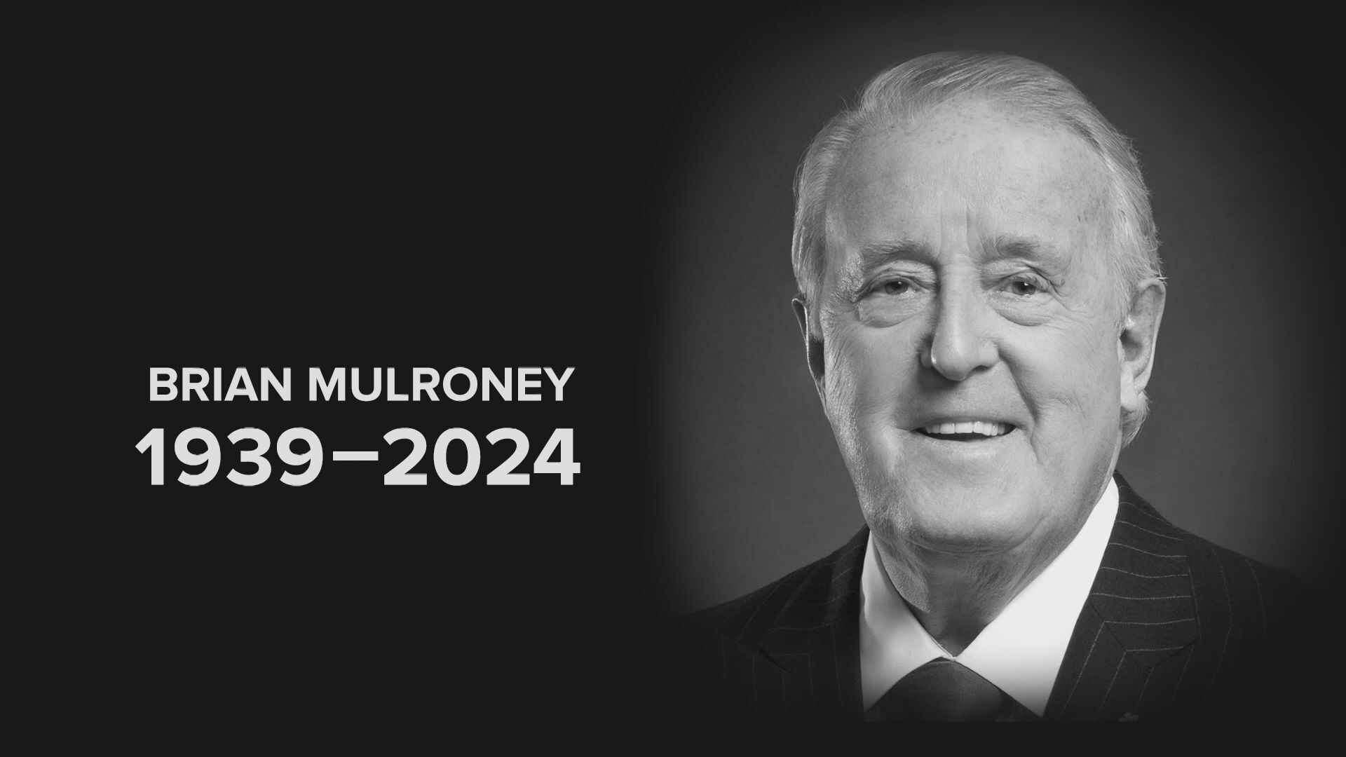Politicians from the past and present pay tribute to Brian Mulroney