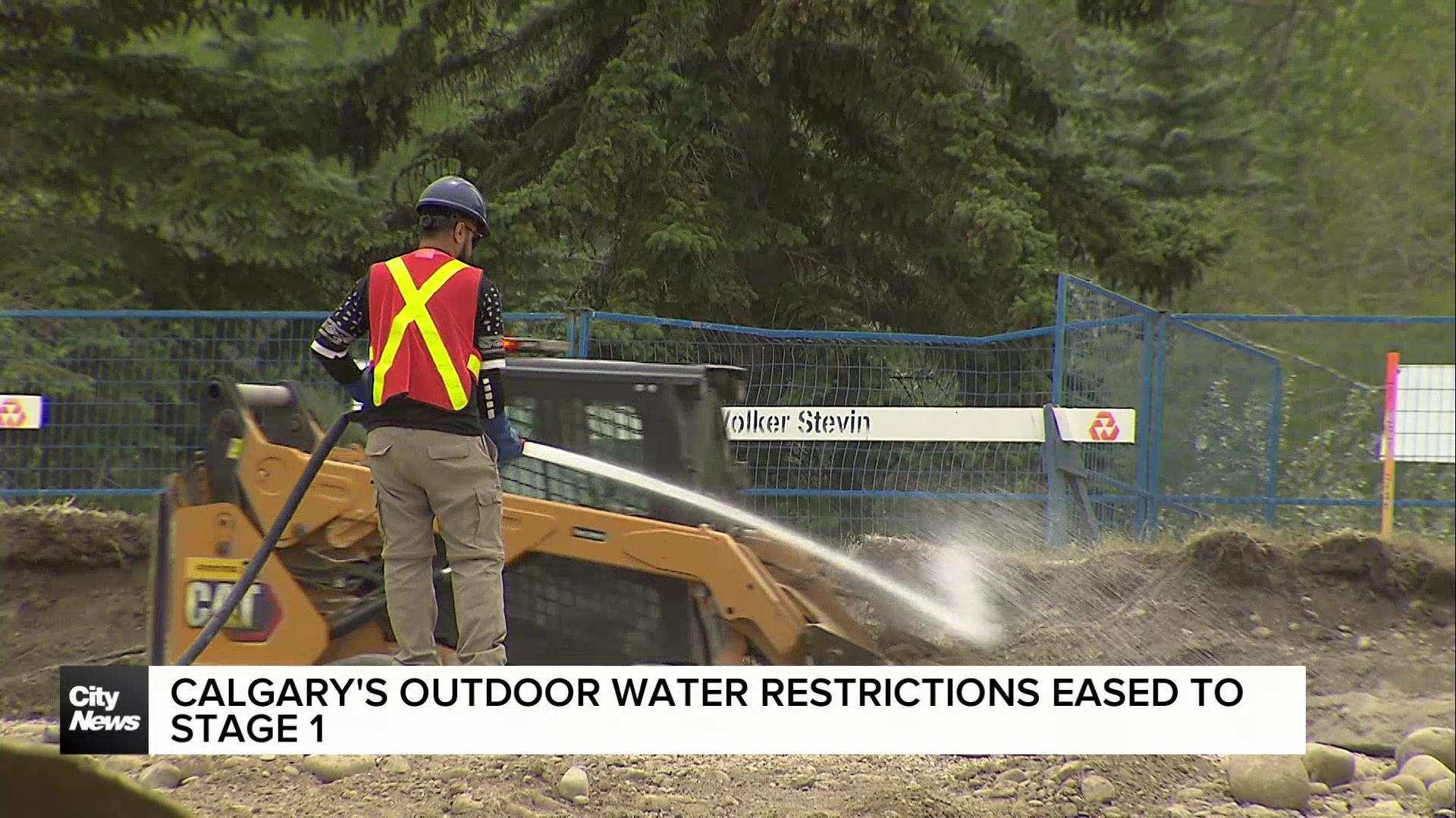 Calgary's outdoor water restrictions eased to Stage 1