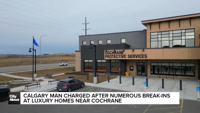 Calgary man charged after numerous break-ins at luxury homes near Cochrane