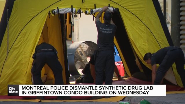 Montreal police dismantle alleged drug lab in Griffintown