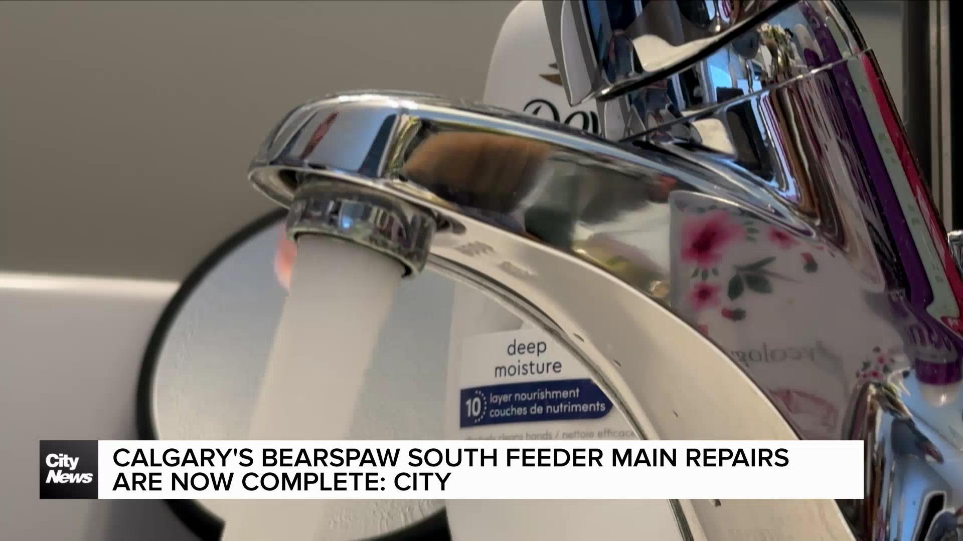 Calgary's Bearspaw South Feeder Main repairs are now complete: City