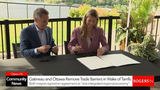 Ottawa, Gatineau mayors sign agreement to work together