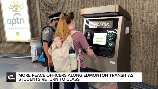 More peace officers along Edmonton transit as students return to class