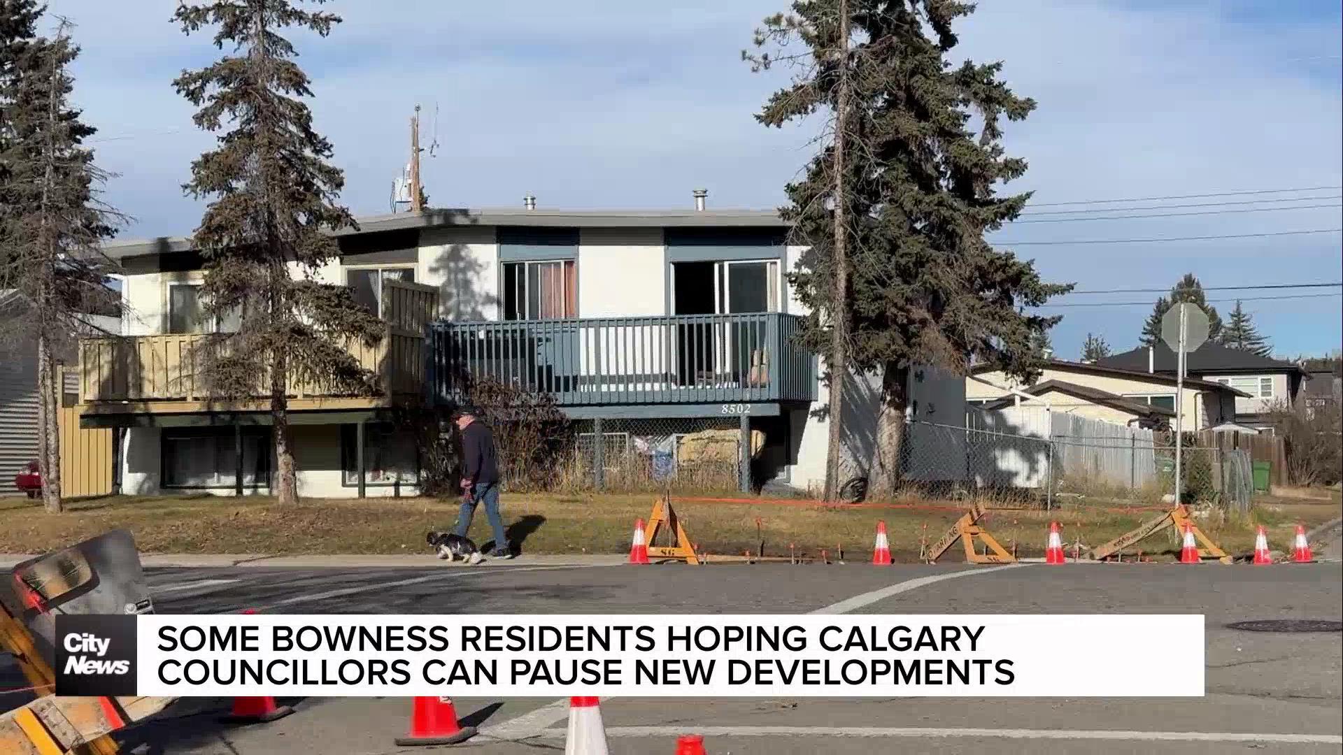 Some Bowness residents hoping Calgary councillors can pause new developments