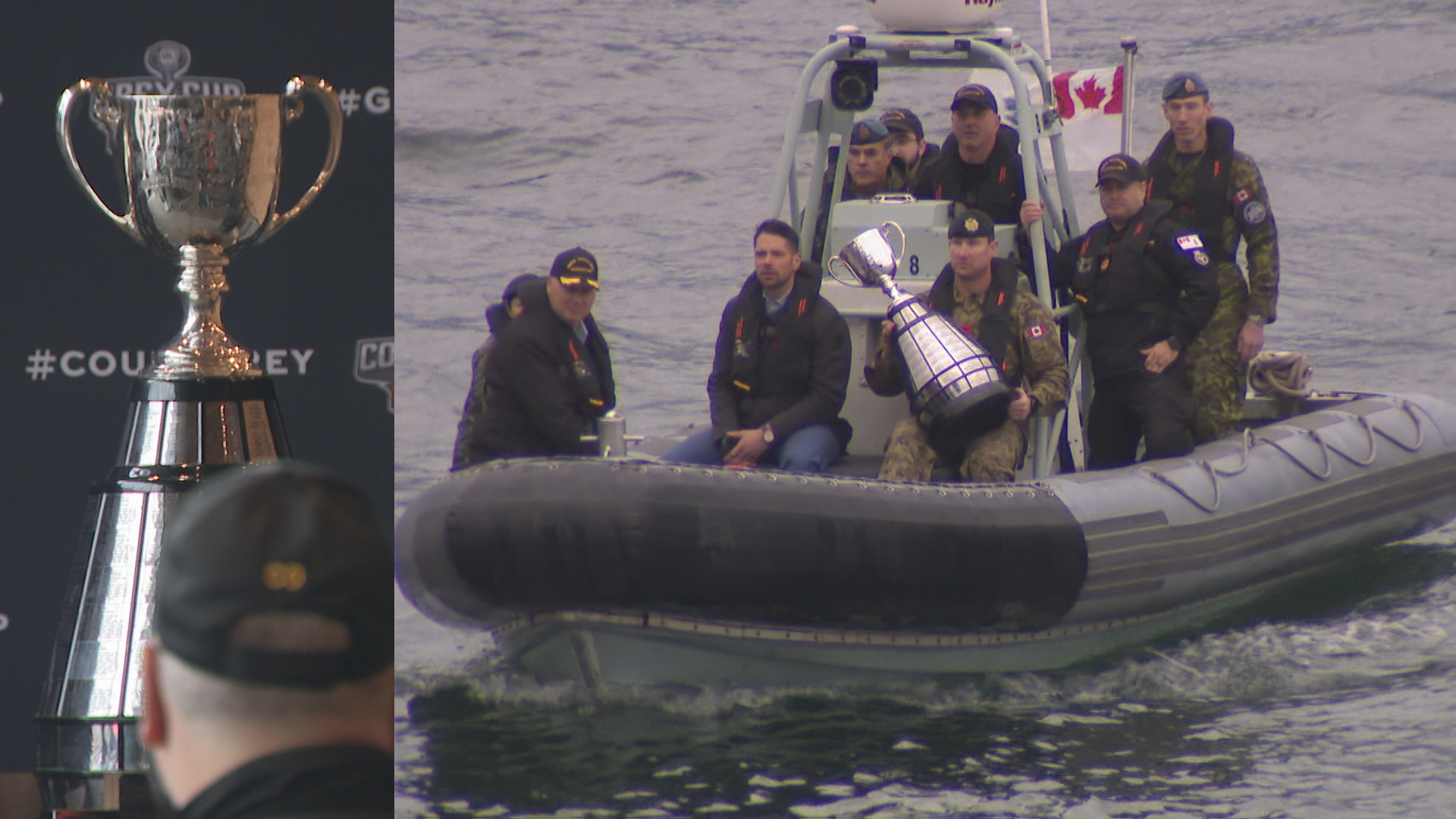 Grey Cup touches down in Vancouver