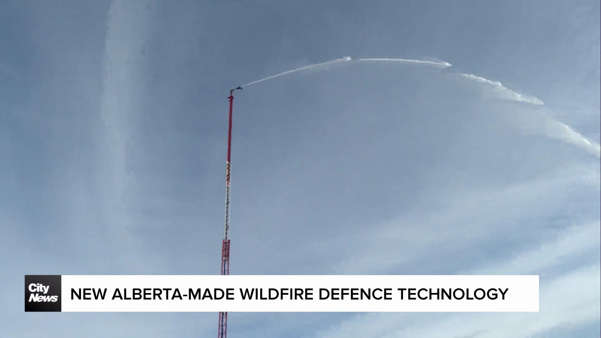 New Alberta-made wildfire defence technology making a splash