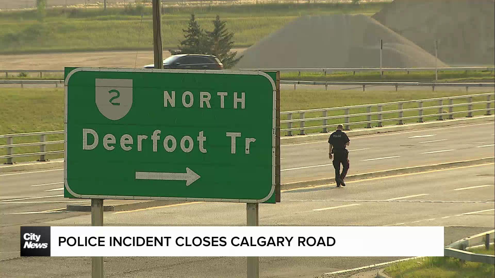 Police incident closes Calgary road