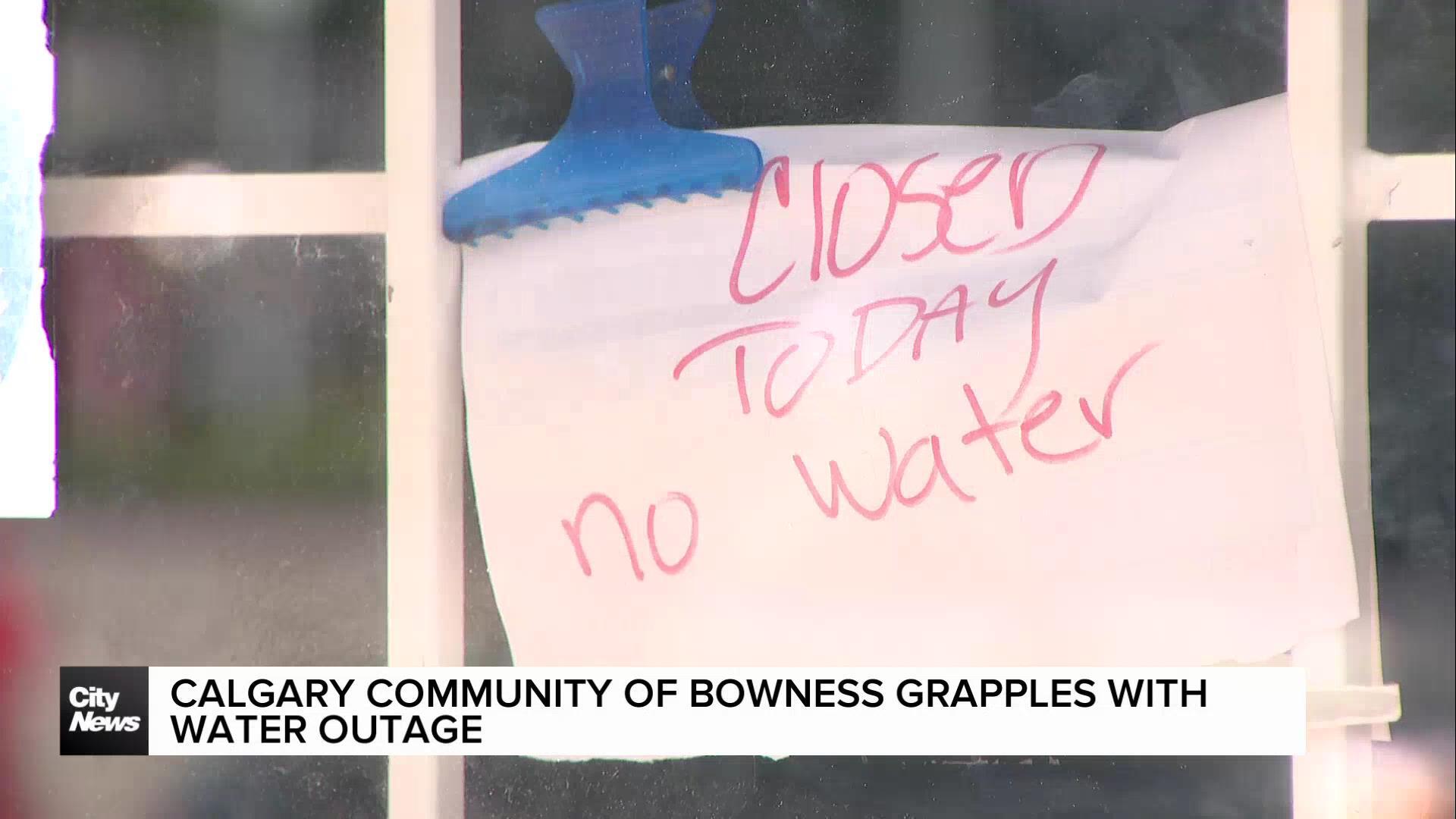 Calgary community of Bowness grapples with water outage